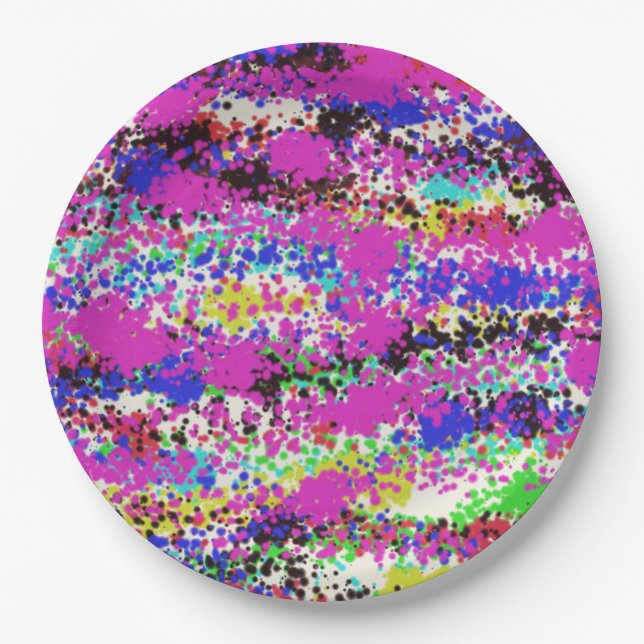 Party plates by JP's Artsy Ware (Front)