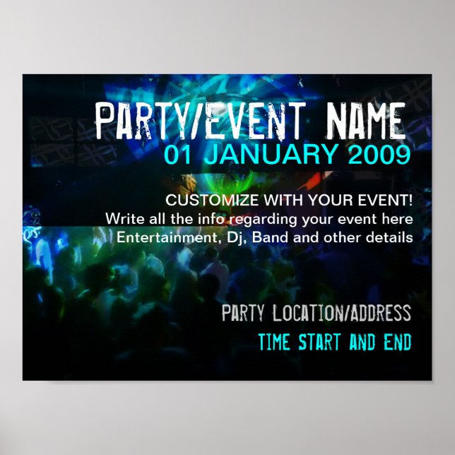 Party Poster #005 Poster (Front)
