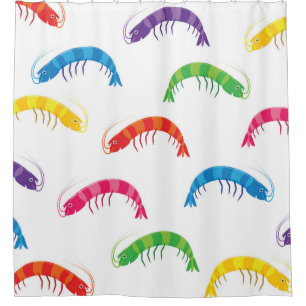 Party Prawns Shower Curtain