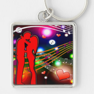 Party-Premium Square Keychain
