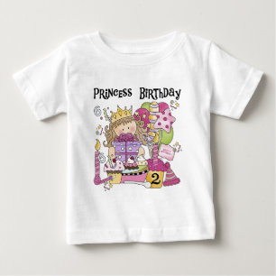 Party Princess 2nd Birthday Tshirts and Gifts