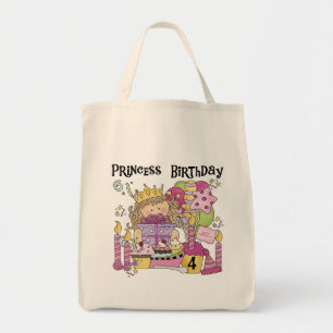 Party Princess 4th Birthday Tshirts and gifts Tote Bag