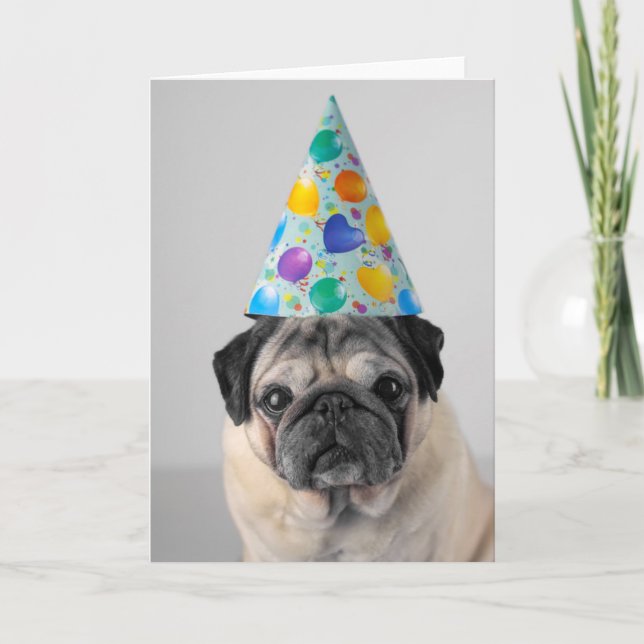 Party Pug Card (Front)