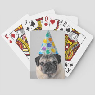 Party Pug Playing Cards