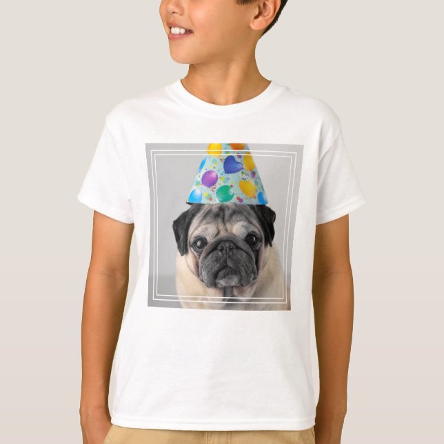 Party Pug T-Shirt (Front)