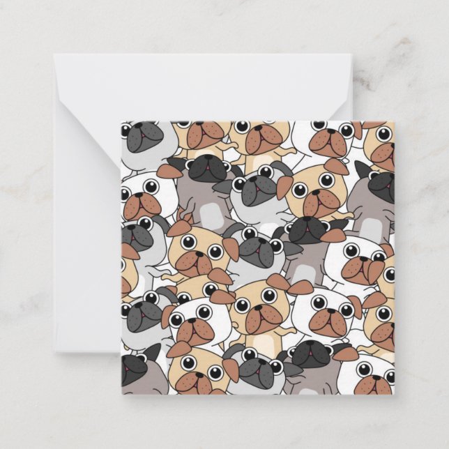 Party Pugs Card (Front)