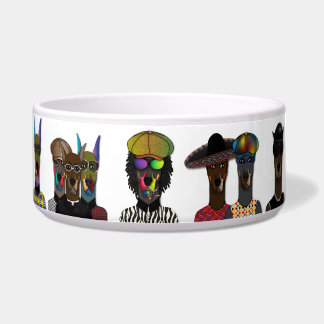 "Party Pups" Designer Pet Bowl – Colourful & Quirk