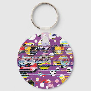 Party Purple Key Ring
