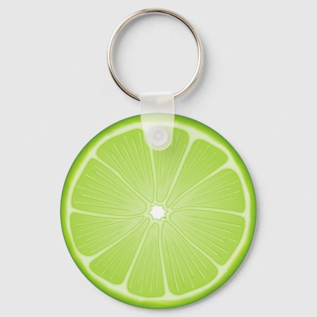 Party Ready Margarita Lime Keychain (Front)