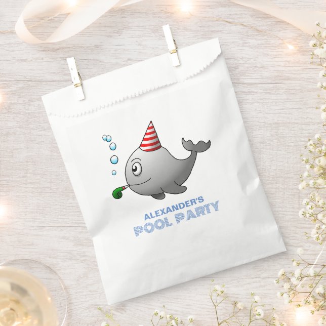Party-ready Whale Favour Bags (Clipped)
