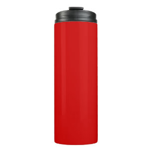 Party red solid thermal tumbler