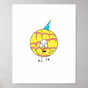 party ring, fun cookie themed poster