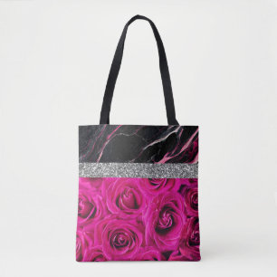 Party Rose gold Drips Chic Pink Blush Tote Bag