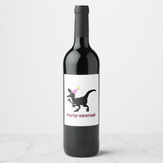 Party-saurus!   wine label