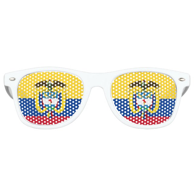 Party Shades & Colombia Sunglasses /Colombian flag (Front)