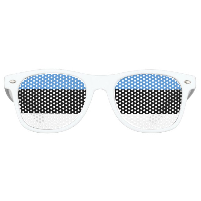 Party Shades & Estonia Sunglasses / Estonian flag (Front)