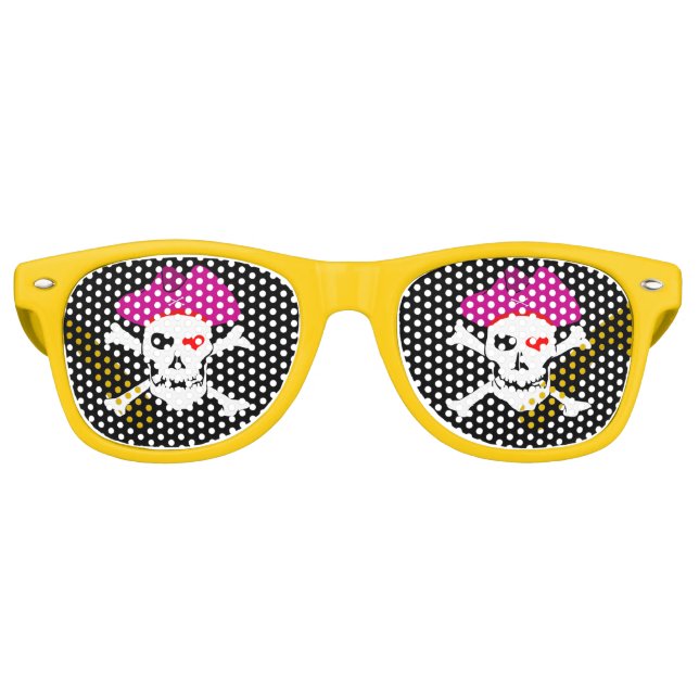 Party Shades & Pirate Sunglasses / Pirates flag (Front)