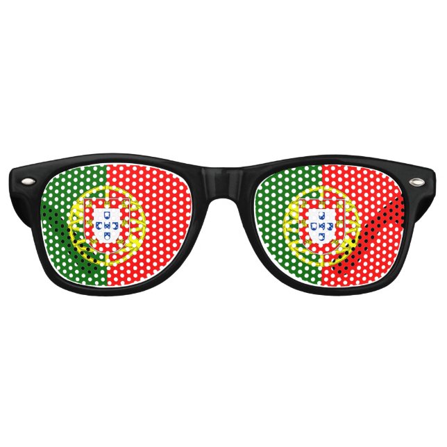 Party Shades, Portugal Sunglasses /Portuguese flag (Front)
