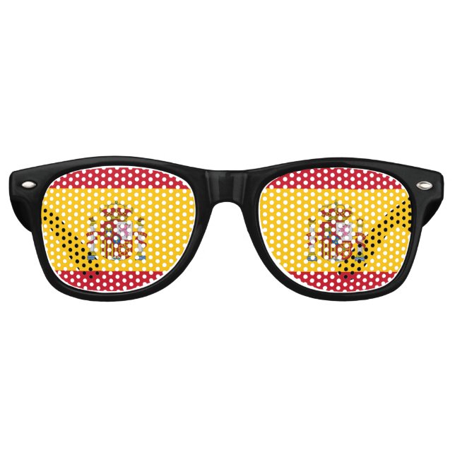 Party Shades & Spain Sunglasses / Spanish flag (Front)