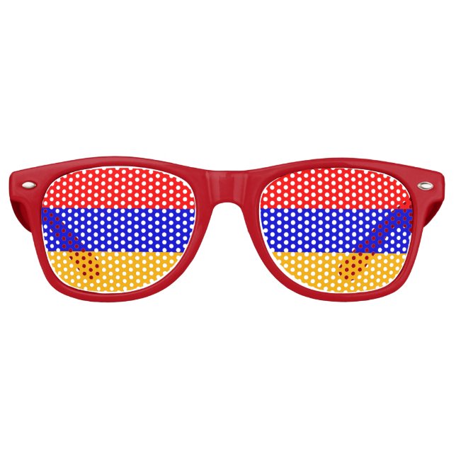 Party Shades Sunglasses - Armenia flag (Front)