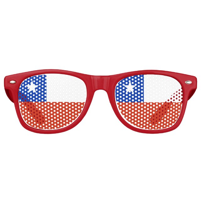 Party Shades Sunglasses - Chile flag (Front)