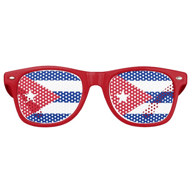 Party Shades Sunglasses - Cuba flag (Front)