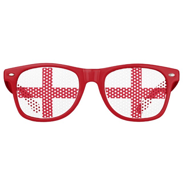 Party Shades Sunglasses - England flag, UK (Front)