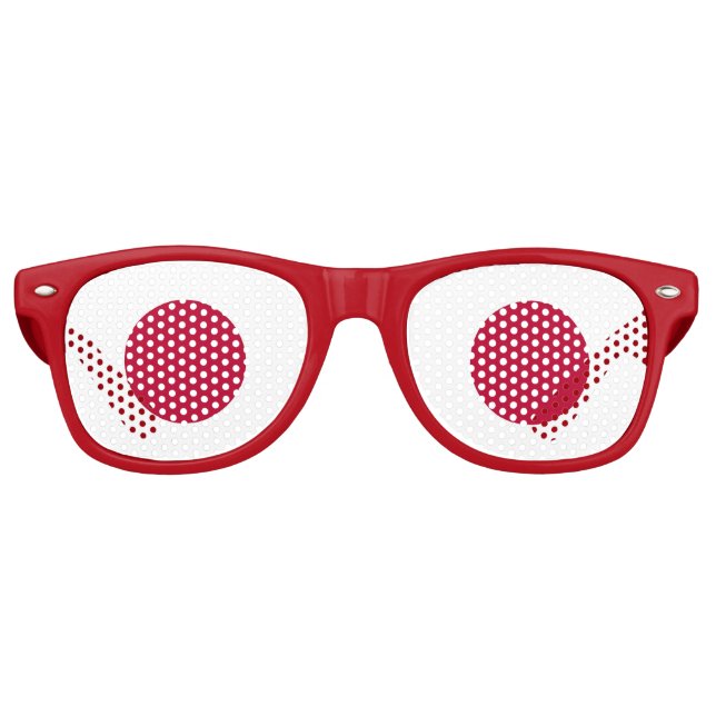 Party Shades Sunglasses - Japan flag (Front)