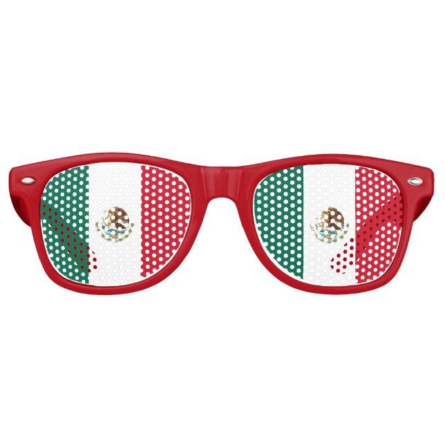 Party Shades Sunglasses - Mexico flag (Front)