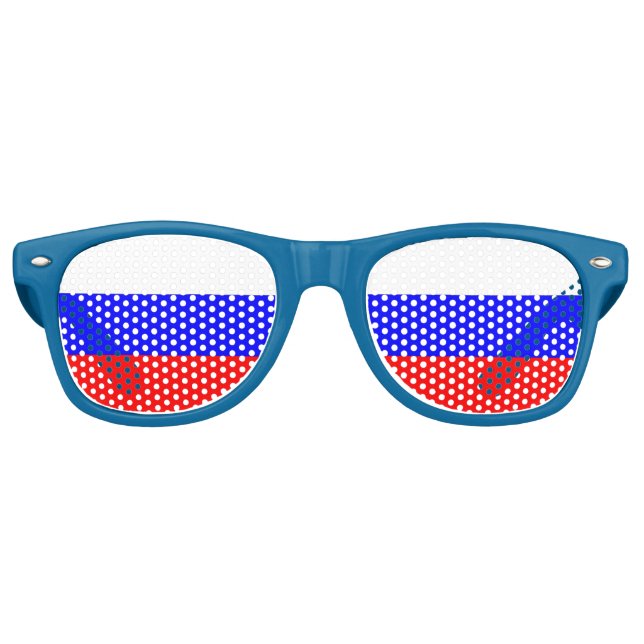 Party Shades Sunglasses - Russia flag (Front)