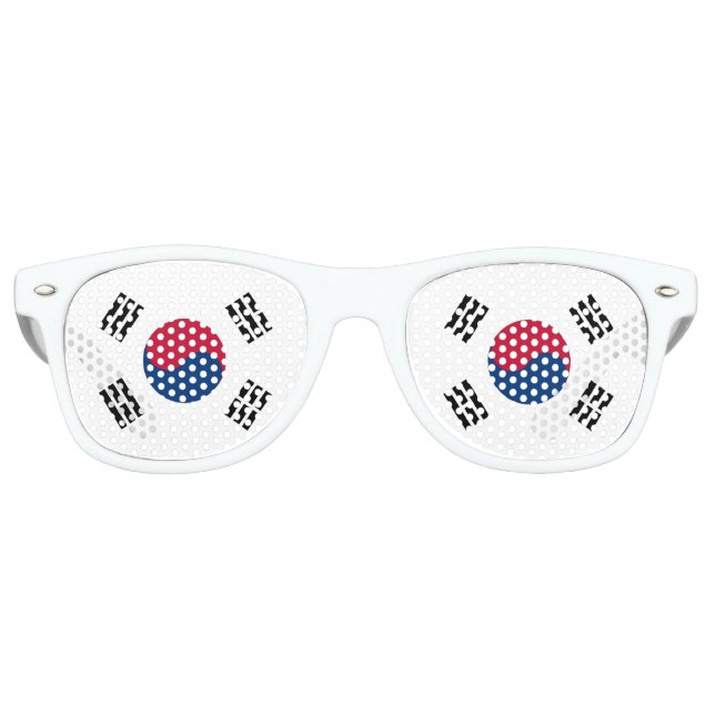 Party Shades Sunglasses - South Korea flag (Front)