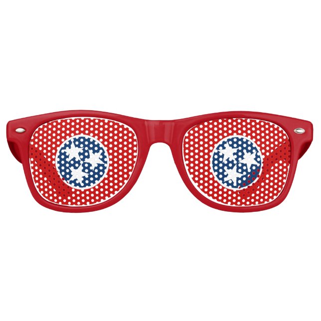 Party Shades Sunglasses - Tennessee flag (Front)
