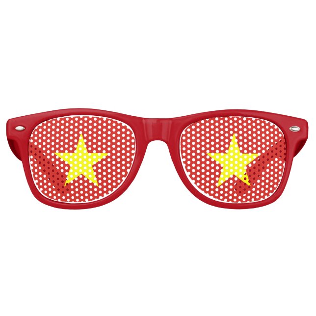 Party Shades Sunglasses - Vietnam flag (Front)