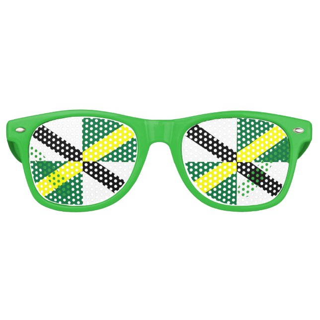 Party Shades Sunglasses with flag of Monterey (Front)