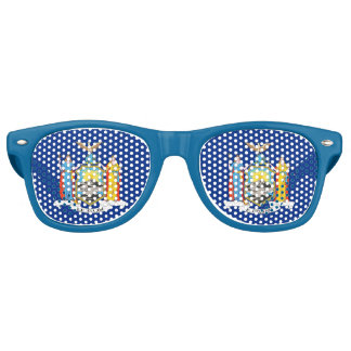 Party Shades Sunglasses with flag of New York