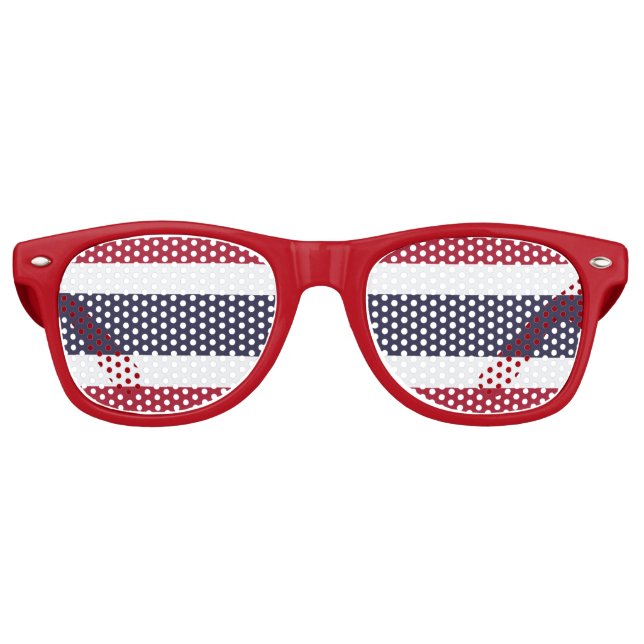 Party Shades Sunglasses with flag of Thailand (Front)