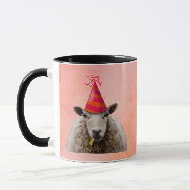 Party Sheep 2 Mug (Left)