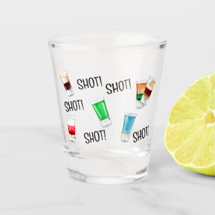 Party Shot Drink Alcohol Cocktail  Funny Shot Glass