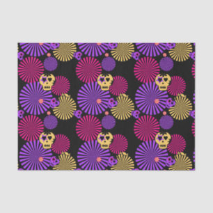 Party skulls tissue paper