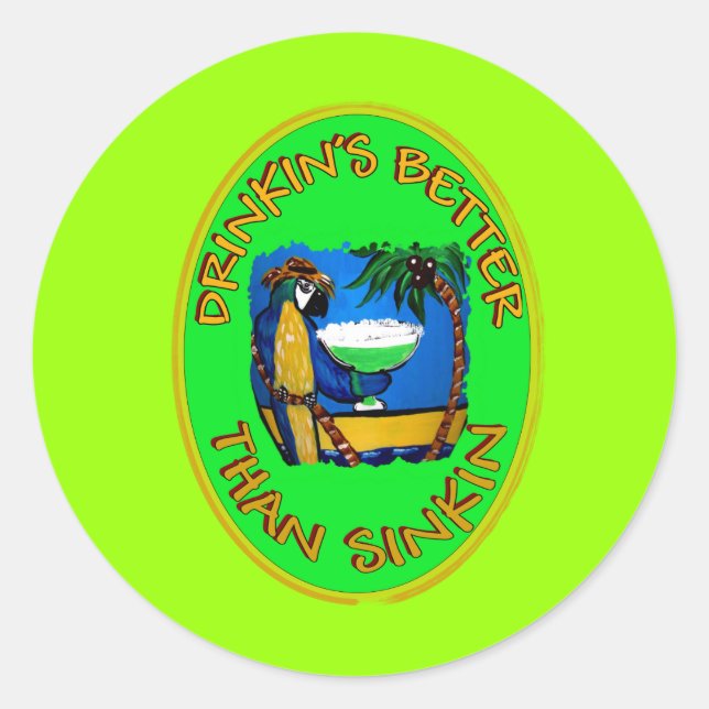 Party Slogans 1 Classic Round Sticker (Front)