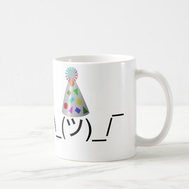 Party Smugshrug - Customisable Coffee Mug (Right)