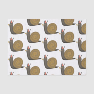 Party Snail Illustration Tissue Paper