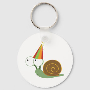 Party Snail Key Ring