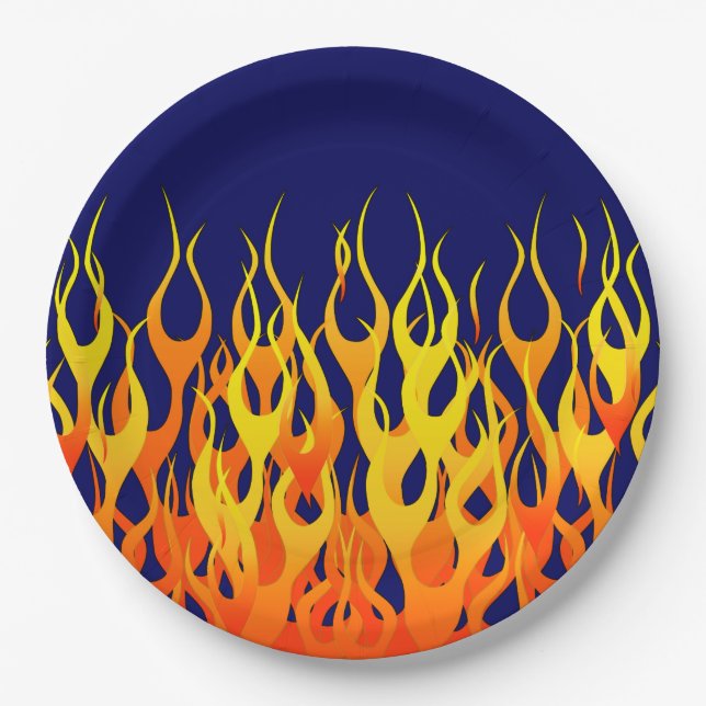 Party Spirit Design Patterns And Graphics Paper Plate (Front)
