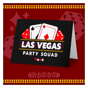 Party Squad Vegas Trip Las Vegas Squad Las Vegas Card