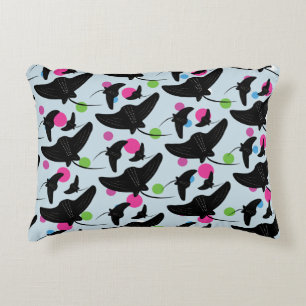 Party Stingray Colourful Pattern   Decorative Cushion