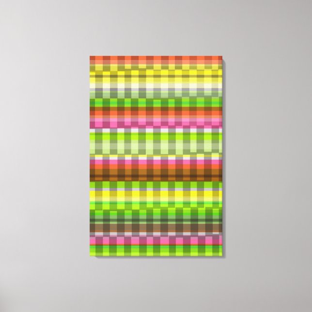 Party Stripe Canvas Print (Front)