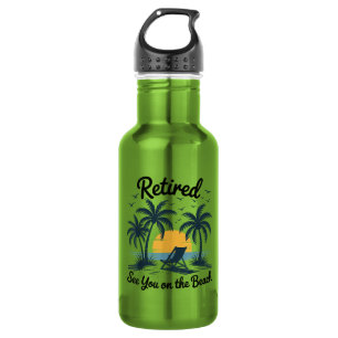 Party Summer Retired See You On The Beach 532 Ml Water Bottle