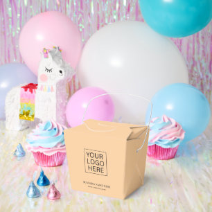 Party Supplies Custom Logo & Text Packaging Favour Box