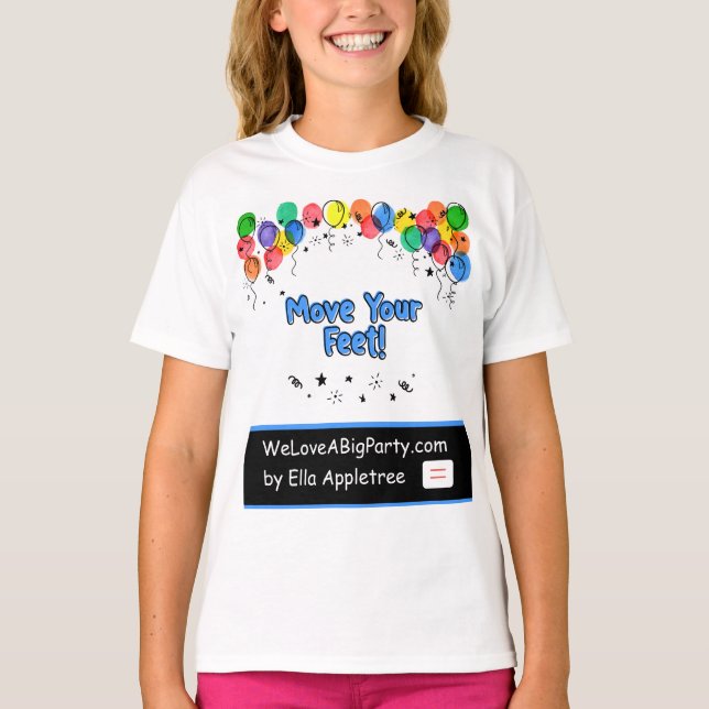 Party T-Shirt for kids and all ages (Front)
